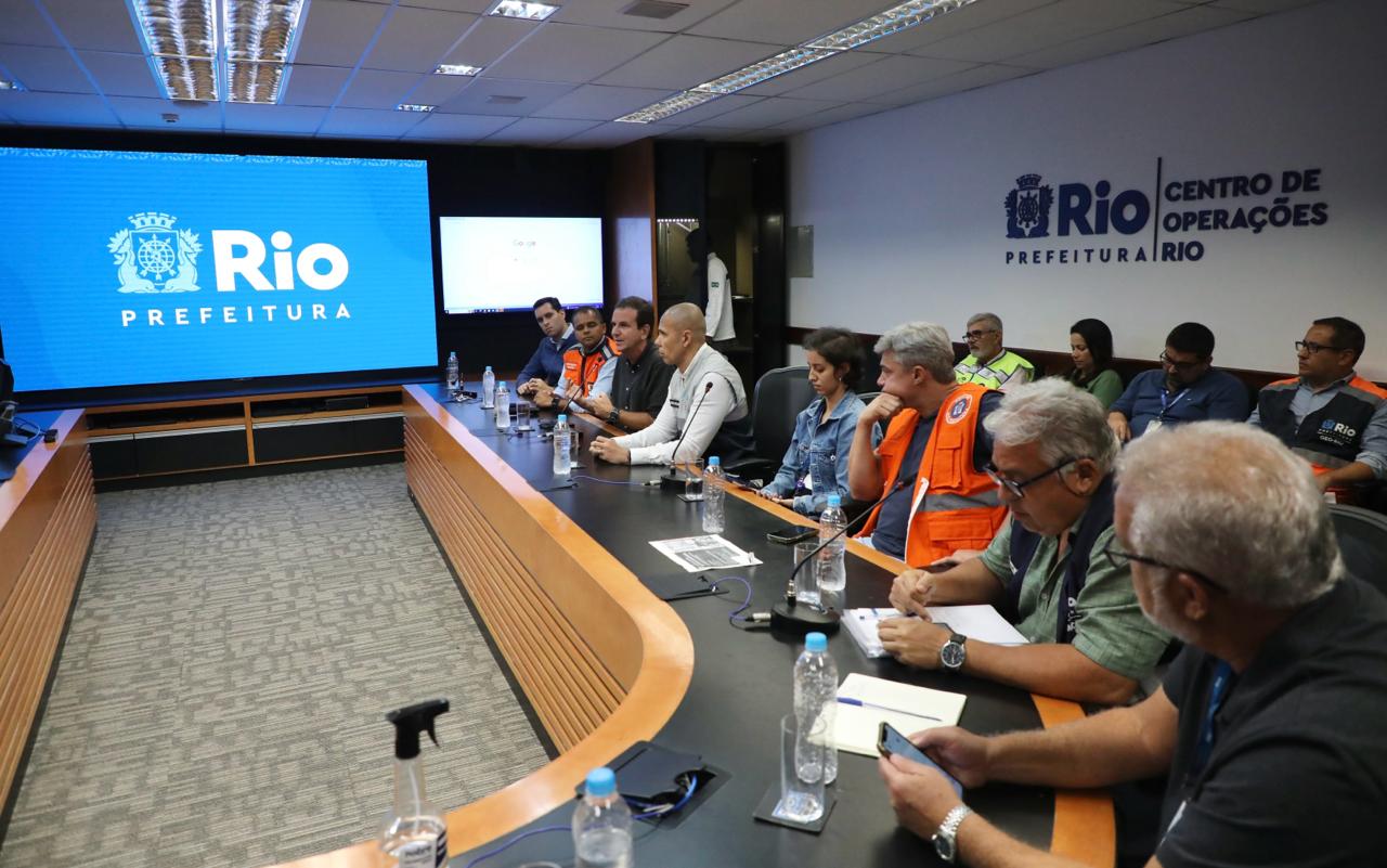 Prefeitura apresenta medidas a serem tomadas na cidade devido à previsão de chuvas fortes - Prefeitura da Cidade do Rio de Janeiro